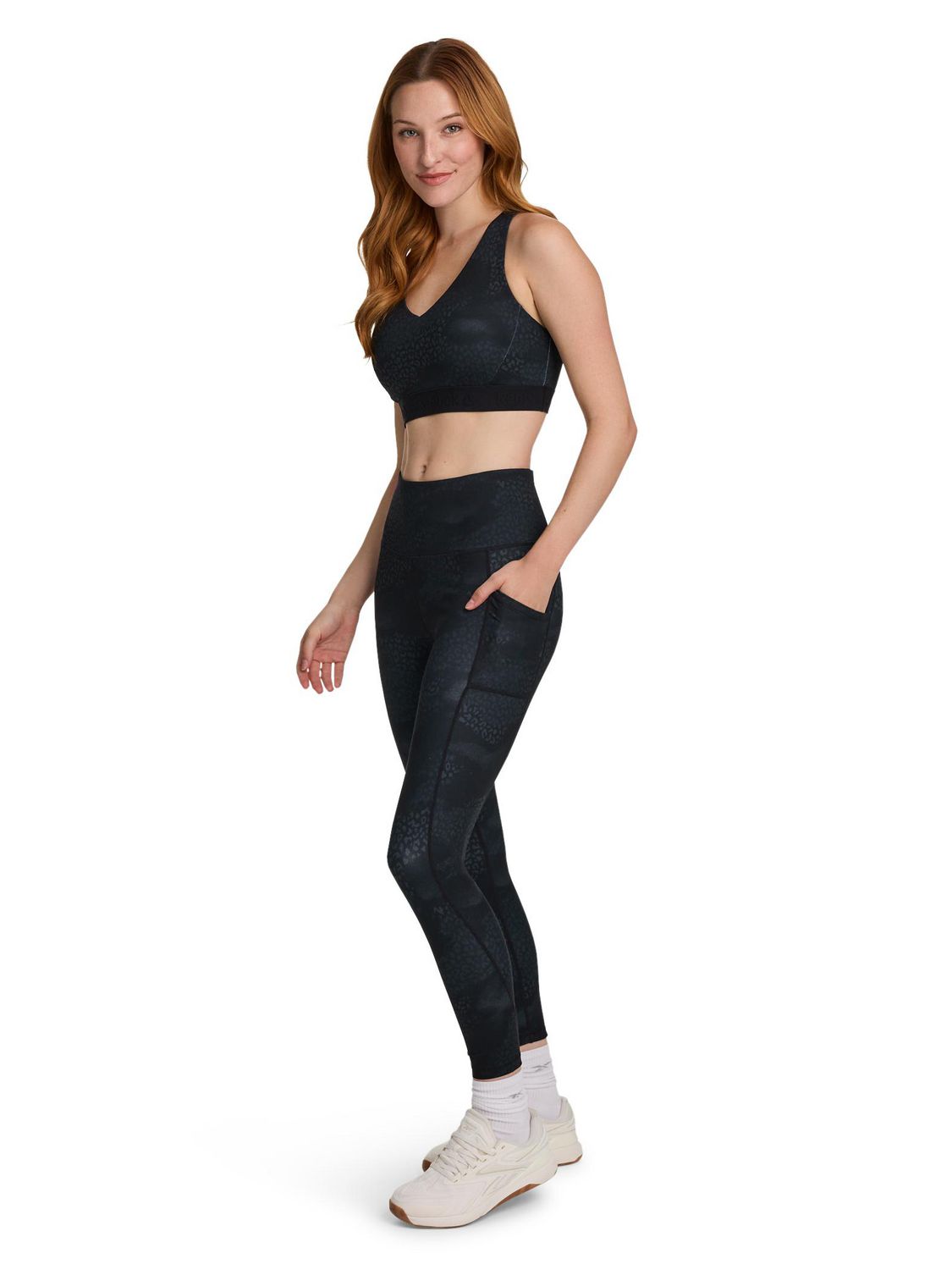 Reebok Legging imprimé 7/8 taille haute Everyday pour femmes