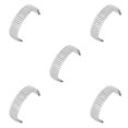 thumbnail image 2 of kurtrusly Elastic Stainless Steel Bracelet Add Touch Of Elegance To Wrist Durable 20MM silver 5Set, 2 of 6
