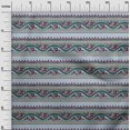 thumbnail image 2 of oneOone Coton Biologique Popeline Sergé Feuilles & Imprimé Floral BTY 42 Pouces de Large, 2 of 4