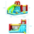 thumbnail image 2 of Gymax Inflatable Kids Water Slide Jumper Bounce House Splash Water Pool W/ 480W Blower, 2 of 10