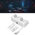 thumbnail image 3 of Small Light Portable Dual Controller Battery Charging Dock for  Game Remote, Equipped with Long Power Cord,  ABS Material, Rechargeable Batteries, 2800mAh Capacity, 3 of 7