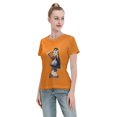 thumbnail image 4 of T-Shirt Basique à Manches Courtes pour Femme une Pièce Robin, 4 of 6