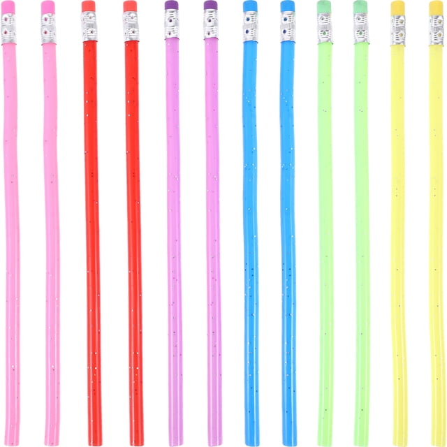 12Pcs Unbreakable Pencil for Kids Bulk Stationery Forever Pencils