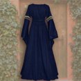 thumbnail image 4 of Babysbule Robe pour Femmes Liquidation Robe Vintage Classique Médiévale Longueur au Sol Renaissance Gothique à Manches Longues, 4 of 4