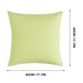 thumbnail image 3 of Bdday Housses d'Oreiller d'Été 2 Pcs Housse d'Oreiller d'Extérieur Imperméable Housse d'Oreiller Moderne de Couleur Unie Coussin Oreiller Dossier Housse d'Oreiller Housses d'Oreiller Décoratives, 3 of 5