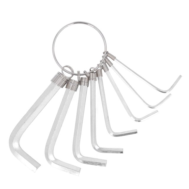 Ensemble de Clés Hexagonales Métriques, 8 Pcs Clé Hexagonale Métrique Ensemble de Clés Hexagonales Ensemble de Clés Hexagonales Performance Finement Réglée