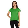 thumbnail image 1 of Inkmeso Solid Short Sleeve Basic T-Shirt For Womens Patch Pocket Casual Summer Basic Top, 1 of 7