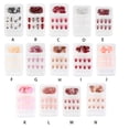 thumbnail image 4 of relayinert False Nail Removable Wearable Simple to Apply Smooth Surface Various Shapes Fake Fingernail Strong Viscosity Charming Paster 4, 4 of 7
