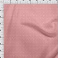 thumbnail image 4 of oneOone Viscose Jersey Light Pink Fabric Damask Scroll Sewing Material Print Fabric By The Yard 60 Inch Wide, 4 of 4
