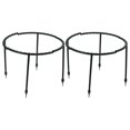 thumbnail image 1 of 2 Sets Plant Tree Guard Protector Planter Flower Rack Trellis Plastic Bracket, 1 of 7