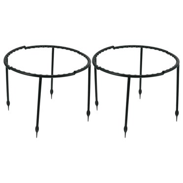 2 Ensembles Plante Garde Arbre Protecteur Jardinière Fleur Rack Treillis Support en Plastique