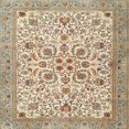 thumbnail image 1 of Ahgly Company Indoor Square Traditional Khaki Gold Persian Area Rugs, 9' Square, 1 of 6