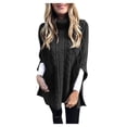thumbnail image 2 of Qertyioot Chandail pour Femme Grande Taille Mode Décontractée à Manches Longues Imprimé Col Rabattu Chandail à Fermeture Éclair Hauts Blouse, 2 of 5