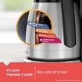 thumbnail image 3 of BLACK+DECKER Black 12 Cup Drip Coffee Maker, Black/Silver, CM2046SC, 3 of 8
