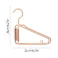 thumbnail image 3 of Everyday Low Price! Foldable Plastic Storage Hanger, Space-Saving Folding Clothes Hanger, Home Storage Rack for Organizing Clothes, Garment Hanging Organizer, 3 of 4