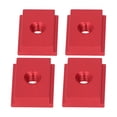 thumbnail image 1 of 4Pcs Sliding Slot Nut T Type 30 Series M8 Aluminum Alloy Woodworking Linear Motion Parts Red, 1 of 14