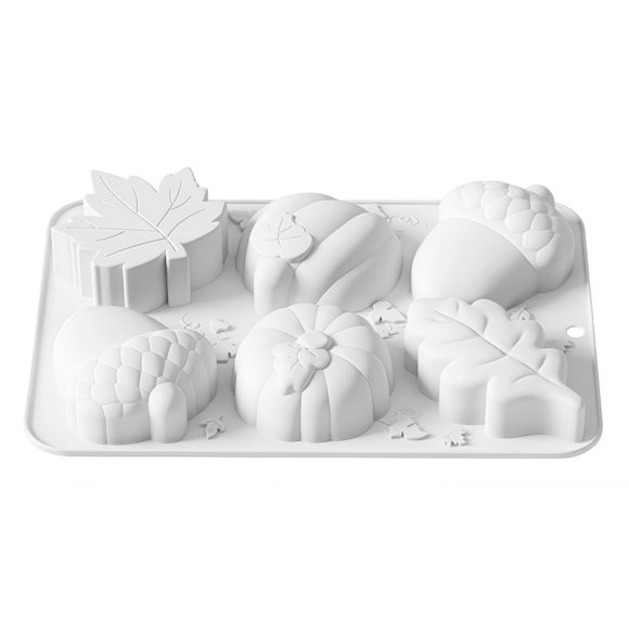 Pumpkin Maple Leaf Shaped Jelly Si Cake Aromatherapy Baking Silicone Can Withstand Low And Temperatures Food Grade