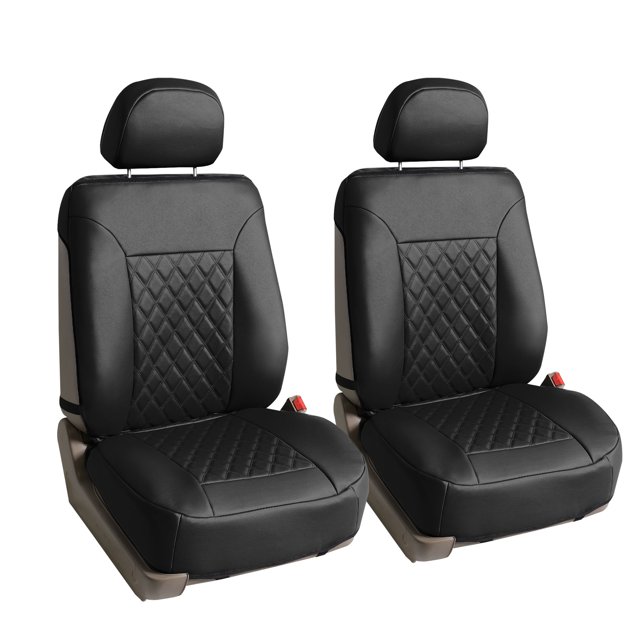 Deluxe Diamond Pattern Seat Cushions For Car Truck SUV Van - Front Seats