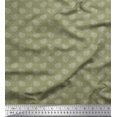thumbnail image 1 of Soimoi Poly Georgette Fabric Dot & Paisley Decor Fabric Printed Yard 52 Inch Wide, 1 of 1