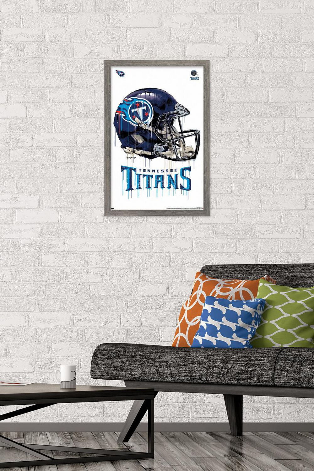NFL Tennessee Titans - Drip Helmet 20 Wall Poster