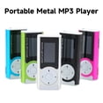 thumbnail image 3 of Portable Mini MP3 Music Player Metal MP3 Player with LCD Screen LED Light Support TF Memory Card MP3/WMA Audio Format Blue, 3 of 8