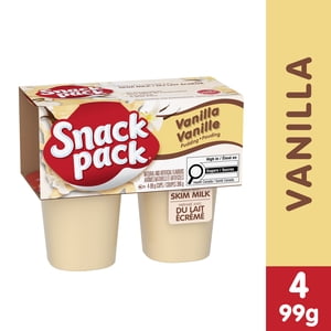 Snack Pack® Coupes Vanilla pudding