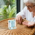 thumbnail image 2 of 7 Day Weekly Pill Organizer ABS PC Material 7 Stackable Compartments 4 Times a Day Morning Noon Evening Bedtime Medicine Storage Box, 2 of 4