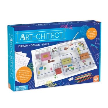 MindWare Art-chitect - Build and Design 3D Model Homes for Ages 8 and up