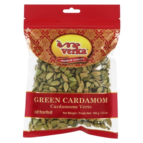 Verka Green Cardamom Whole Pods, 100g
