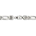 thumbnail image 4 of Chaîne Cheville Figaro en Argent Sterling 925 9mm, 4 of 5