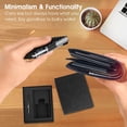 thumbnail image 2 of Carbon Fiber Minimalist Wallet For Men - Blocking Credit Card Holder Metal Wallet- Money Clip Slim Front Pocket, 2 of 10