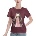 thumbnail image 1 of Women's Basic Short Sleeve T-Shirt Demon Slayer Blade Nidouzi, 1 of 6