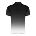 thumbnail image 3 of Chemises pour Hommes Imprimé Décontracté Manches Courtes Col Rabattu T-Shirt à Fermeture Éclair Blouse Tops, 3 of 5