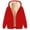 Red#hoodies for women zip, variant on aohooy Women's Hoodie Zip Sweatshirt Sherpa Lined Solid Sweatshirts Winter Warm Comfy Fleece Long Sleeve Jacket Coat with Pocket Blue,XL