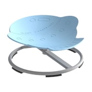 GROWTH TANK Kids Swivel Chair Non Slip Sensory Swivel Chair for Children Improve Balance Blue