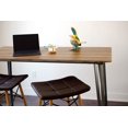thumbnail image 4 of Inspirer Studio Bar Table Set, Modern Pub Table Dining Set, Kitchen Counter Height Dining Table Set (1 PCS (Table Rustic Brown Rectangle)), 4 of 5