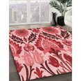 thumbnail image 3 of Ahgly Tapis Rectangulaire Lavable en Machine Intérieur Transitionnel Rose Pastel, 8 Pieds x 10 Pieds, 3 of 7