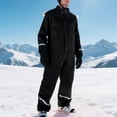 thumbnail image 4 of Timegard Rompers for Women 1 Piece Winter Outdoor Warm Snowsuits Ski Suits Windproof Jumpsuits for Men, 4 of 7