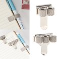 thumbnail image 4 of 1X Metal Spring Pen Holder With Pocket Clip Doctors Nurse Holders Pen Uniform D8F3, 4 of 9