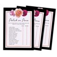 thumbnail image 1 of Inkdotpot 50-Pack Bulk Party ActivityGame Polish Or PornGameCards FloralBachelorette Party Bridal Shower Collection, 1 of 1