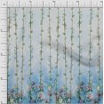 thumbnail image 1 of oneOone Cotton Silk Fabric Leaves & Flower Panel Print Sewing Fabric BTY 42 Inch Wide, 1 of 3