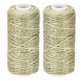 thumbnail image 1 of Unique Bargains Khaki Polyester Waxed Leather Sewing Thread, 55 Yards, 2 Pack, 1 of 6