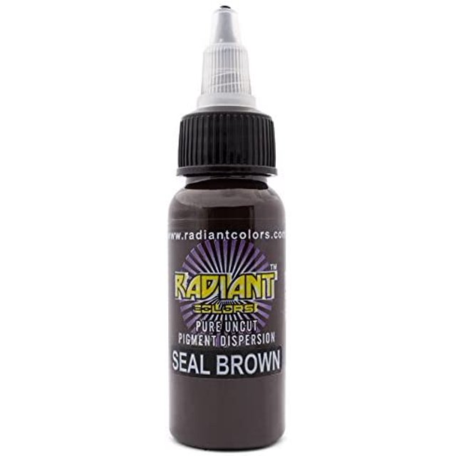 Radiant Colors Encre à Tatouage - Brun Phoque 1 Oz