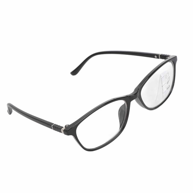 Multifocus Reading Glasses, Progressive Multifocal Reading Glasses, Progressive Lens Glasses, Blocking, Adjustable, Prevents Eye Strain, Anti Blue Ray Glasses with Storage Box