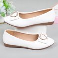 thumbnail image 4 of LSLJS Talon Plat Incliné Pointu Chaussures Simples pour Femmes Amour Semelle Arquée Peu Profonde Chaussures de Travail, Chaussures Simples pour Femmes, 4 of 4