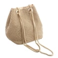 thumbnail image 1 of MasteelfCA Sac Seau en Polyester à une Épaule Sac à Main en Strass pour Femmes Dames Filles Doré, 1 of 7