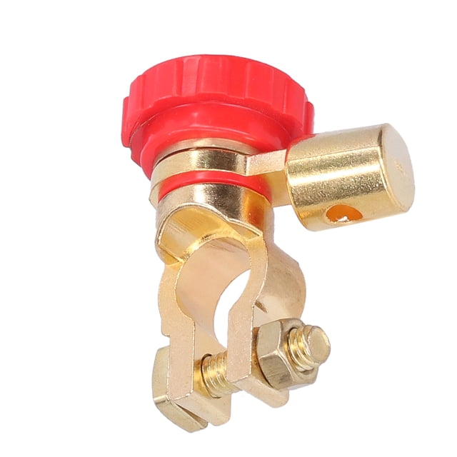 ANGGREK Battery Terminal Switch, Anti‑Theft Universal Battery Disconnect Switch For Truck For Vehicles For Boat For Car