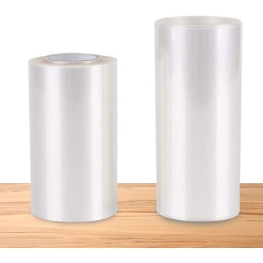 Professional Baking Aids, Clear Acetate Sheets For Mousse Cake Decoration, Transparent Cake Collars, Flexible Cake Strips, Large 10cm*10m, Small 6cm*10m, 2Pcs