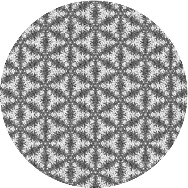 Ahgly Company Tapis Rond Lavable en Machine Intérieur Transitionnel Gris Cendré, 3 Pieds Rond