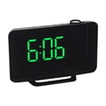 thumbnail image 1 of Boovnll Alarm Clock, Lcd Projection Digital Weather Snooze Alarm Clock Led Backlight Color Display, Clock, Alarm Clocks for Bedrooms, Alarm Clocks, 1 of 2